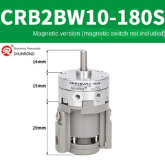 Blade Type Swing Rotary Cylinder CRB1BW50-90S Degree CRB2BW15/20/30/90S/180S/270S