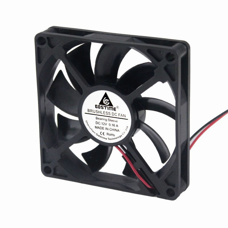 10 pcs Gdstime 12V Radiator 80mm x 15mm Computer Case DC Brushless Cooling Fan PC CPU Axial Fan 80x80mm 8cm 2Pin