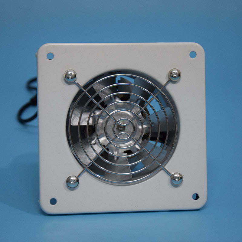 100MM exhaust fan, 4 inch dust blower used for kitchen toilet wall, mute axial flow fan square shape in ventilation