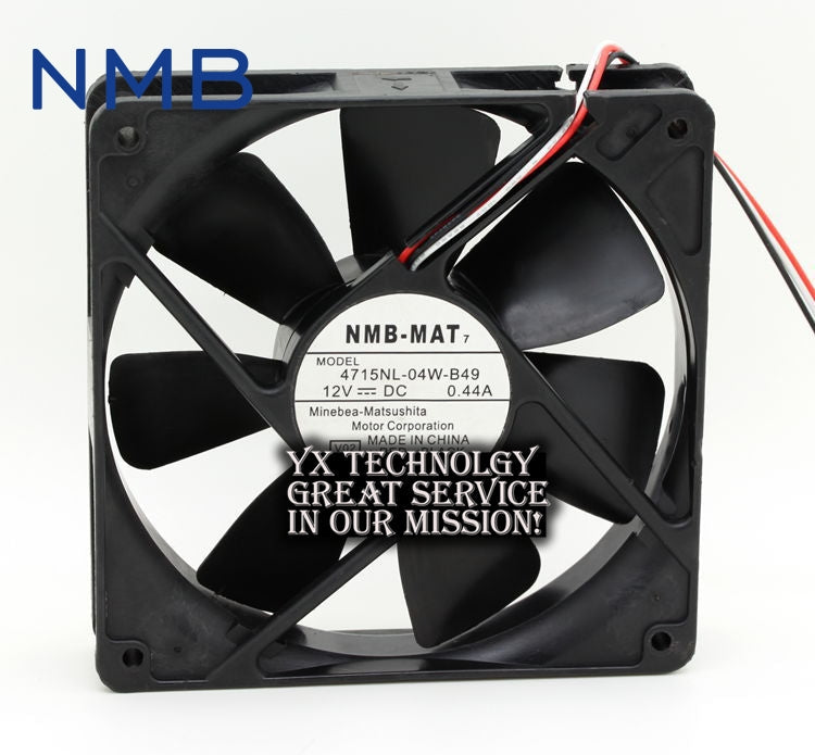 1*1*25mm 4715NL-04W-B49 125 0.44A 12CM 12V cooling fan for nmb