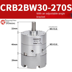 Blade Type Swing Rotary Cylinder CRB1BW50-90S Degree CRB2BW15/20/30/90S/180S/270S