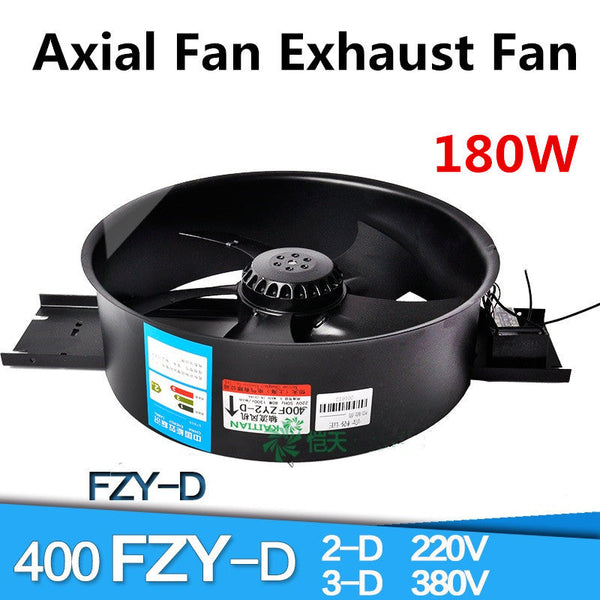 400FZY2-D 400FZY3-D 380 / 220V External Rotor Industrial Axial Fan 180W Industrial Blower Cooling Fan
