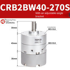 Blade Type Swing Rotary Cylinder CRB1BW50-90S Degree CRB2BW15/20/30/90S/180S/270S