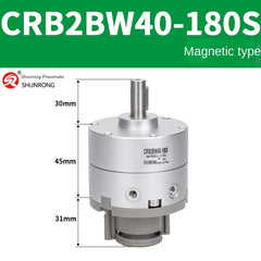 Blade Type Swing Rotary Cylinder CRB1BW50-90S Degree CRB2BW15/20/30/90S/180S/270S