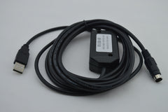 FX-USB-AW : USB/RS422 interface for Mitsubishi FX3U/FX2N/FX1N/FX0/FX0S/FX1S series PLC, 2.5 meters, Fast Shipping