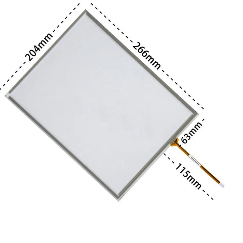 TPC1261 4 lines Resistive touchscreen 12.1 Inch Touch screen for MCGS machine's panel repair~do it yourself, Have in stock