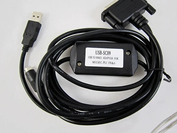 USB-SC09:USB/RS422 adapter for Mitsubishi FX & A series PLC