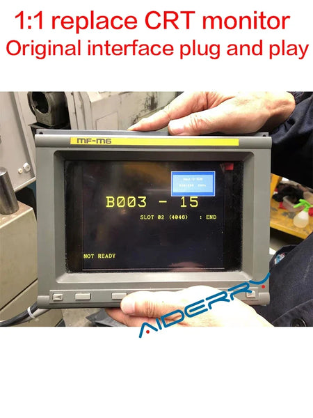 CNC Machine LCD Monitor Series 16MA Replacement For FANUC A61L-0001-0116 Display Screen