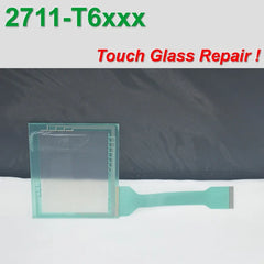 2711-T6C PanelView 600 touch screen Glass 2711-T6C Overlay digitizer for AB Panel Repair,in stock