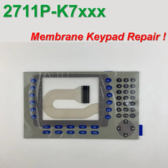 PanelView PLUS 700 membrane overlay glass keypad 2711P-K7 GLASS 2711P-K7C 2711P-B7 for HMI Panel repair,Have in stock