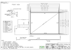 In stock! Brand new original AMT9534 91-09534-00A industrial touch screen 8-wire resistance 12.1 inch