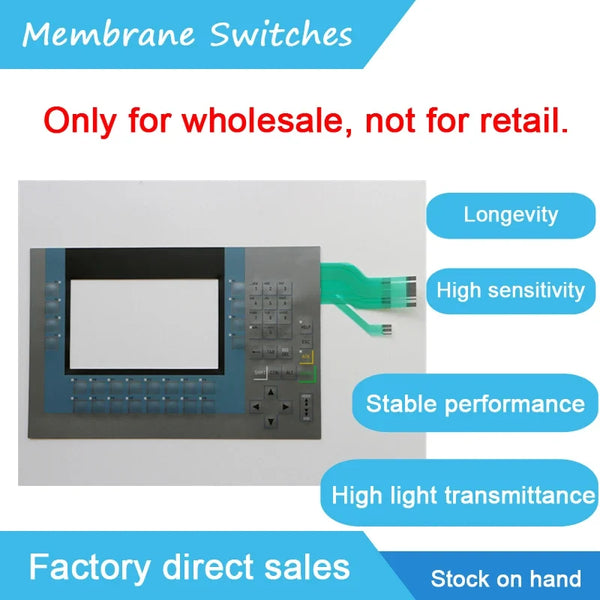 KP700 6AV2124-1GC01-0AX0 Membrane Keypad for Siemens SIMATIC HMI Comfort Panel