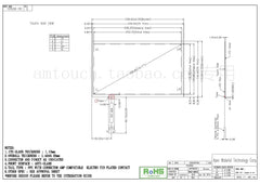 In stock! Brand new original AMT2536 91-02536-000 industrial touch screen 5-wire resistance 10.1 inch