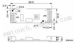 In stock! Brand new original PM9026BH serial touch screen controller, 4,8-wire touch screen control