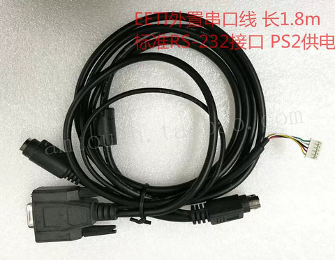 EETI Controller, Dedicated, Serial Cable, Shielded Degaussing Ring, PS2 Powered