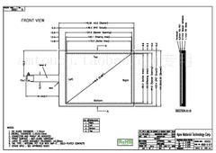 In stock! Brand new original AMT9502 91-09502-00B Taiwan AMT4 line touch screen 5.7 inches