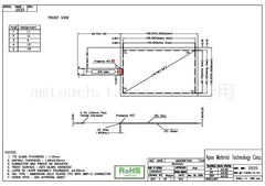 Supply! Brand new original AMT2525 91-02525-00A industrial touch screen 5 wire resistance 7 inch