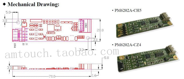 In stock! Brand new original PM6202A-CH5 PM6202A-CZ4 industrial grade resistive touch screen controller