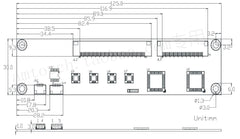 New Original PM1710 AMT Capacitive Touch Screen Controller, PenMount PM1710-L0