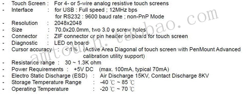 In stock! Brand new original PM6202A-CH5 PM6202A-CZ4 industrial grade resistive touch screen controller