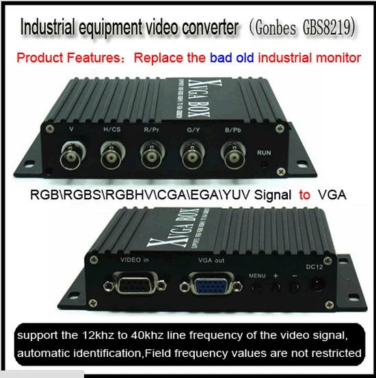 Authorized genuine RGB to VGA/RGBHV to VGA converter XVGA BOX GBS-8219