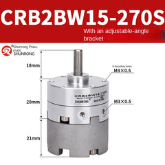 Blade Type Swing Rotary Cylinder CRB1BW50-90S Degree CRB2BW15/20/30/90S/180S/270S