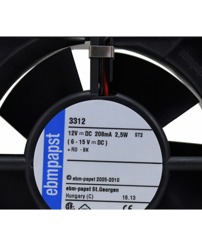 Original Ebmpapst 3312 2.4w 9232 dc12v dc fan