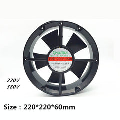 F2E-220B-230 220*220*60mm 220V/380V 0.45A 65W Axial Fan Cabinet Cooling Fan Small Blower