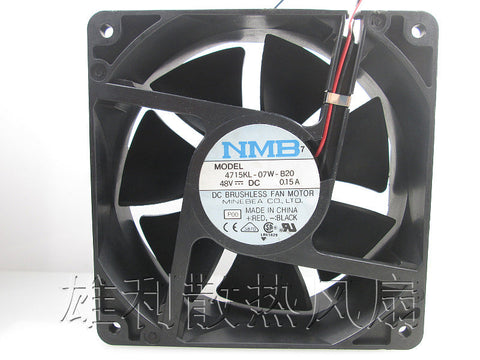 Free Delivery.4715KL-07W-B20 48V 0.15A original 120 * 120 * 38 two-wire axial fan