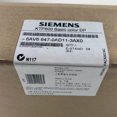 New Siemens 6AV6647 - 0AD11 - 3AX0 SIMATIC HMI KTP600 6" Panel 6AV6 647 - 0AD11 - 3AX0 - NewTouchBuff Official Store