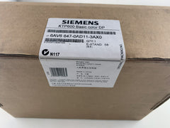 New Siemens 6AV6647 - 0AD11 - 3AX0 SIMATIC HMI KTP600 6" Panel 6AV6 647 - 0AD11 - 3AX0 - NewTouchBuff Official Store