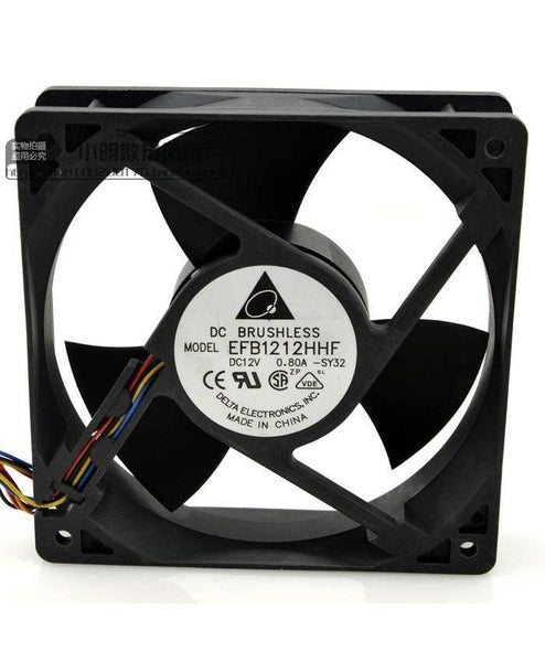 Original DELTA EFB1212HHF 12V 0.80A 12CM 12038 fans