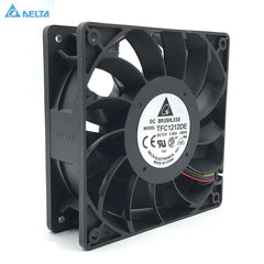 Original Delta TFC1212DE 12CM 12038 12V 3.9A 252CFM winds of booster PWM fan violence For Bitcoin miner super cooling