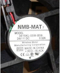 Original NMB-MAT 3615RL-05W-B59 24V 0.32A Fan