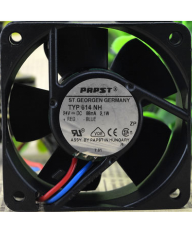 Original PAPST TYP 614NH 24V 2.1W 6CM 6025 Cooling fan