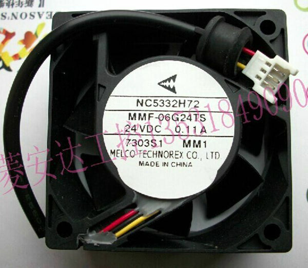NC5332H72 MMF-06G24TS-MM1 Servo fan DC24V 0.11A 3wire 60*60*25m