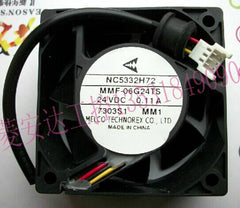 NC5332H72 MMF-06G24TS-MM1 Servo fan DC24V 0.11A 3wire 60*60*25m