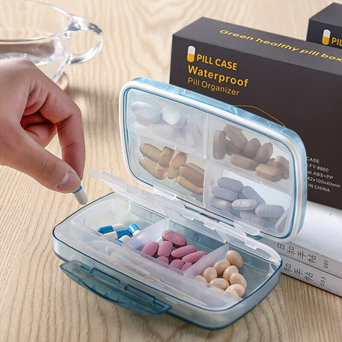 large pill box Weekly sealed organizer Waterproof pill organizer box pill case