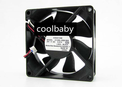 NMB 3110RL-05W-B69 Graphics card cooling fan DC24V 0.22A 3Pin