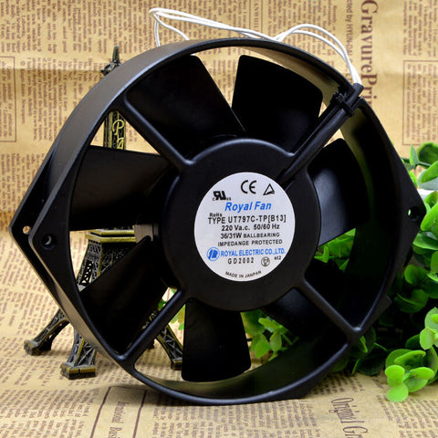 Royal TYPE T795C AC 200V 36/31W 172*150*38MM High Temperature Equipment Fan
