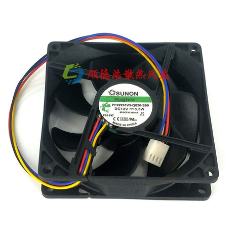 Sunon PF92251V3-Q020C-S99 12V 3.5W 90*90*25MM 9cm 4 wires PWM Cooling Fan