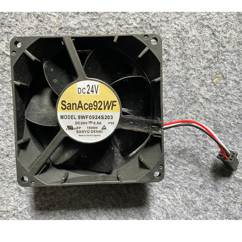 For Sanyo 9WF0924S203 DC24V 0.5A 9232 A90L-0001-0578 Fanuc Cooling Fan