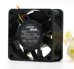 NMB 06025SS-24K-AL 6025 6CM 24V 0.06A 3-wire Printer Cooling Fan