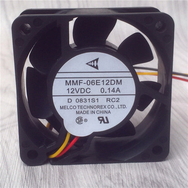 MMF-06E12DM 6015 6CM 12V 0.14A 3pin