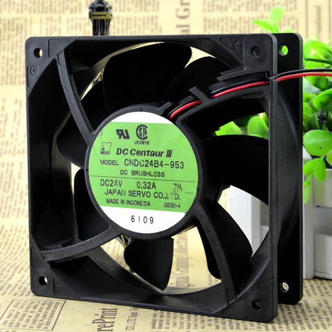 12038 original CNDC24B4-953 24V 0.32A 7W servo cooling fan