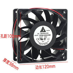 For Delta FFB1224VHE 24V 0.84a 12cm/cm 12038 frequency converter cooling fan