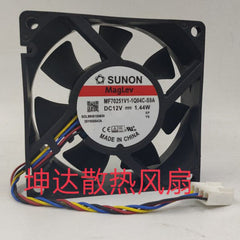 SUNON MF70251V1-1Q04C-S9A 7025 12V 1.44W 70mm 4-wire silent fan 4pin