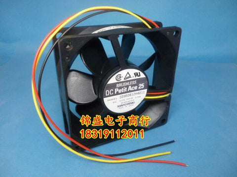 SANYO 8025 0.13A 109R0812H4011 12V 80*80*25MM 3 line fan