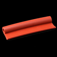 Silicone Rubber P Profile Sealing Strip Red P-Type High Temp Oven Steam Seals