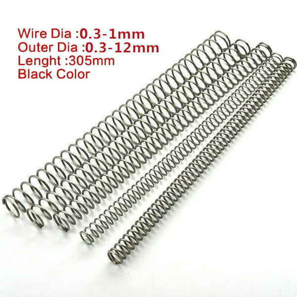 305mm Compression Spring Y-type 304 Stainless Steel Pressure Springs 0.3-2mm Dia